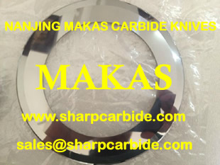 carbide slitting knife