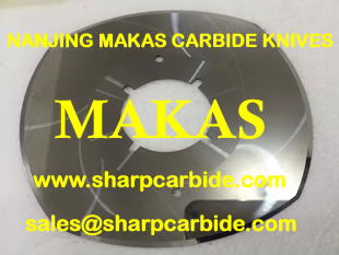 solid carbide razor blade