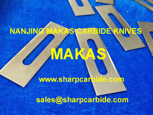 carbide slotted slitting blades